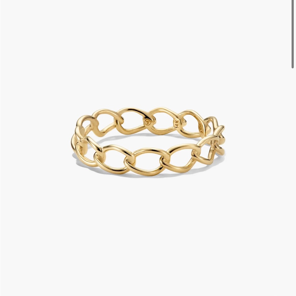 Mejuri 14k Solid Gold Braided Ring - image 2